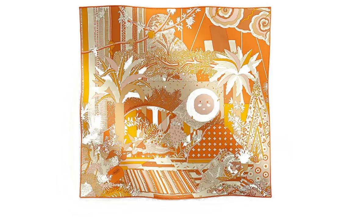 HERMES Шелковый шарф оранжевый Women's Orange, Orange
HERMES Шелковый шарф оранжевый Women's Orange, Orange