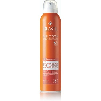 Sun System Spf50+ Прозрачный спрей 200мл, Rilastil 
Sun System Spf50+ Прозрачный спрей 200мл, Rilastil