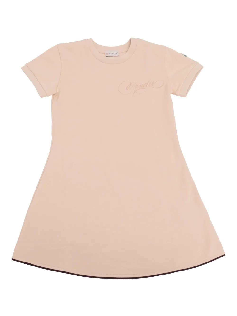 Платье с вышитым логотипом Moncler Enfant, розовый
Платье с вышитым логотипом Moncler Enfant, розовый