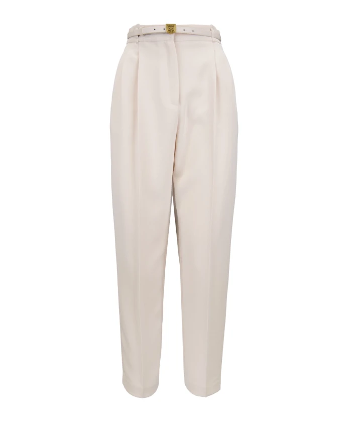 Брюки на молнии с поясом Elisabetta Franchi, белый
Брюки на молнии с поясом Elisabetta Franchi, белый