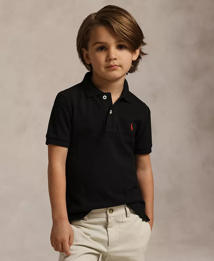 Детская и мальчиковая хлопковая поло с сетчатой тканью Polo Ralph Lauren, черный
Детская и мальчиковая хлопковая поло с сетчатой тканью Polo Ralph Lauren, черный