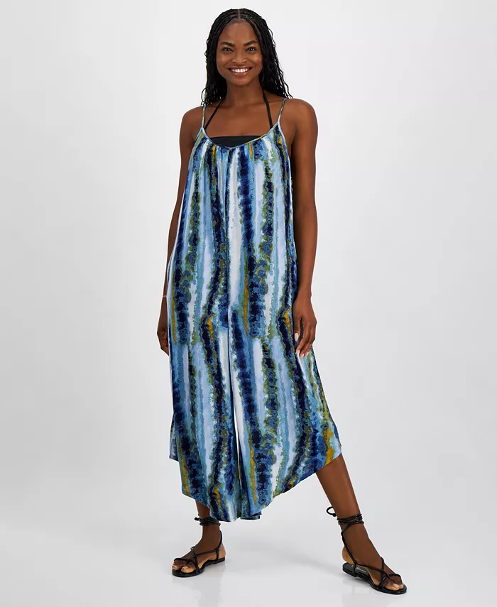 Женский комбинезон-парео с круглым вырезом J Valdi, синий
Женский комбинезон-парео с круглым вырезом J Valdi, синий