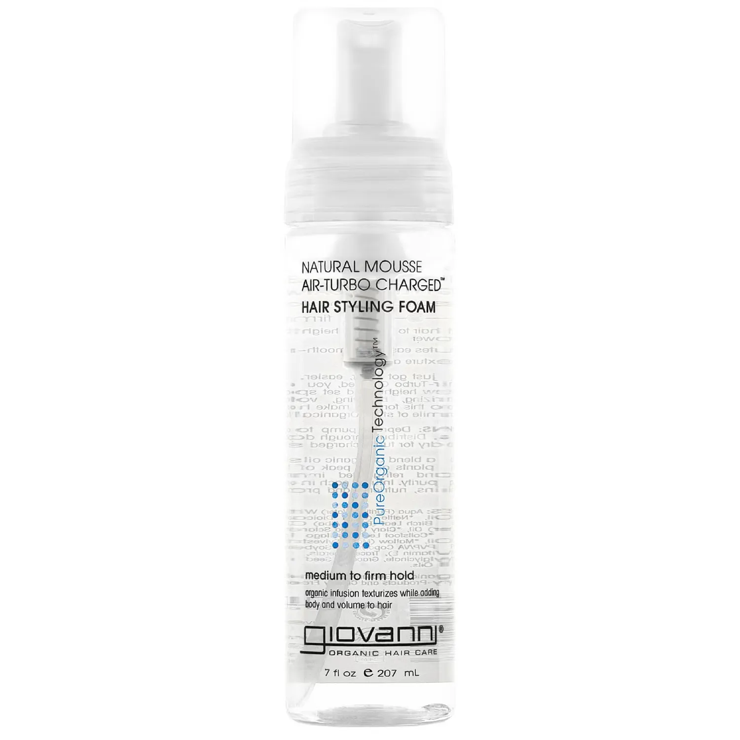 Натуральная пенка для укладки волос 207 мл Giovanni
Натуральная пенка для укладки волос 207 мл Giovanni