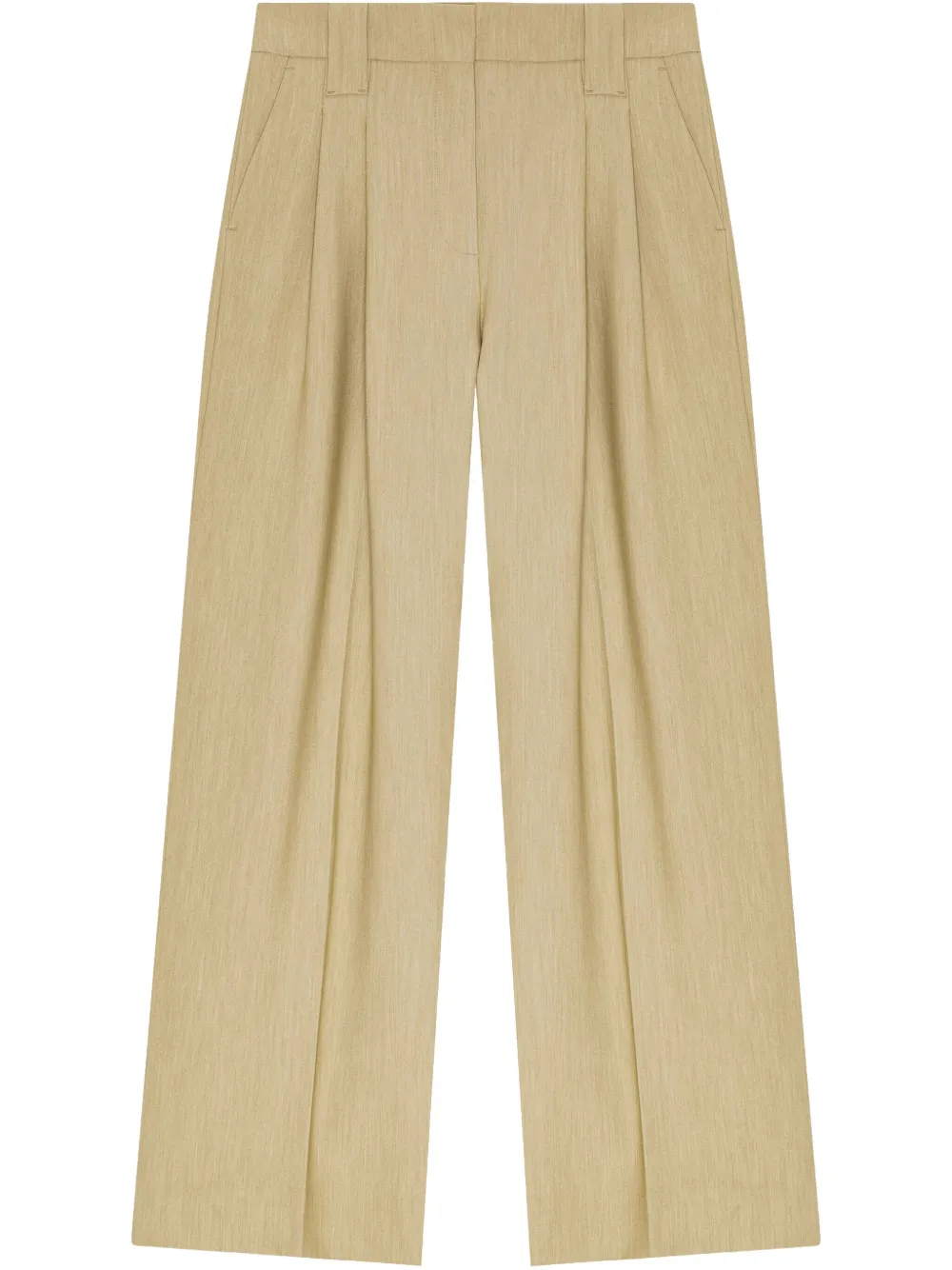 Брюки палаццо с аппликацией GANNI, нейтральный
Брюки палаццо с аппликацией GANNI, нейтральный