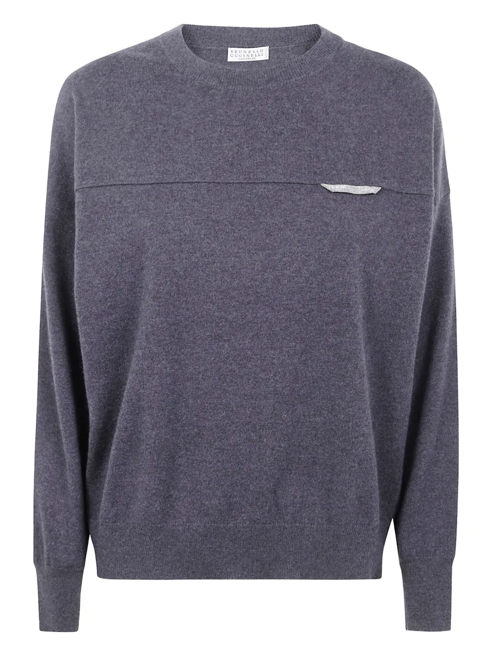 Кашемировая толстовка со вставками Brunello Cucinelli, серый
Кашемировая толстовка со вставками Brunello Cucinelli, серый