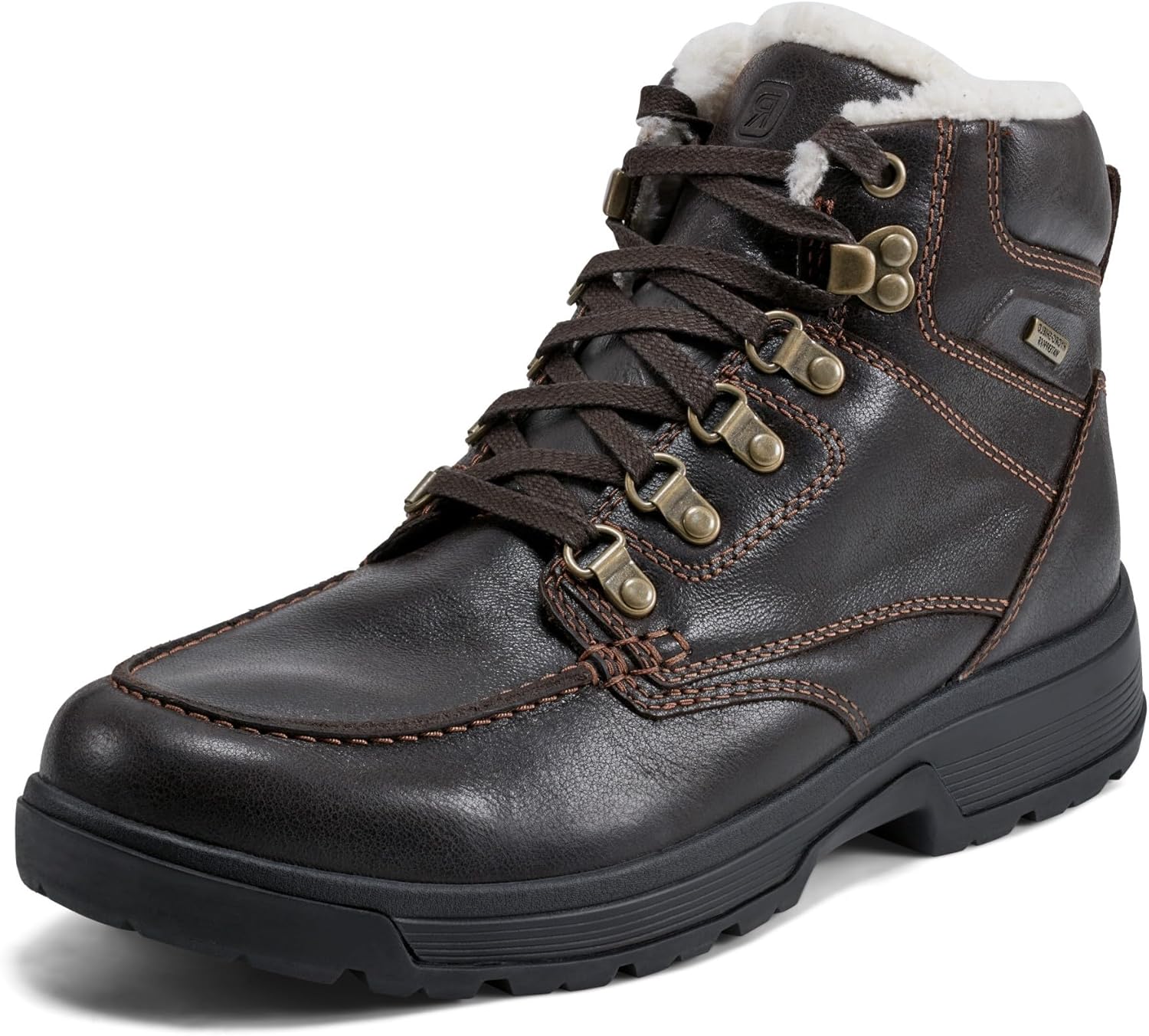 Мужские водонепроницаемые ботинки Rockport Ezra, темно-коричневый
Мужские водонепроницаемые ботинки Rockport Ezra, темно-коричневый