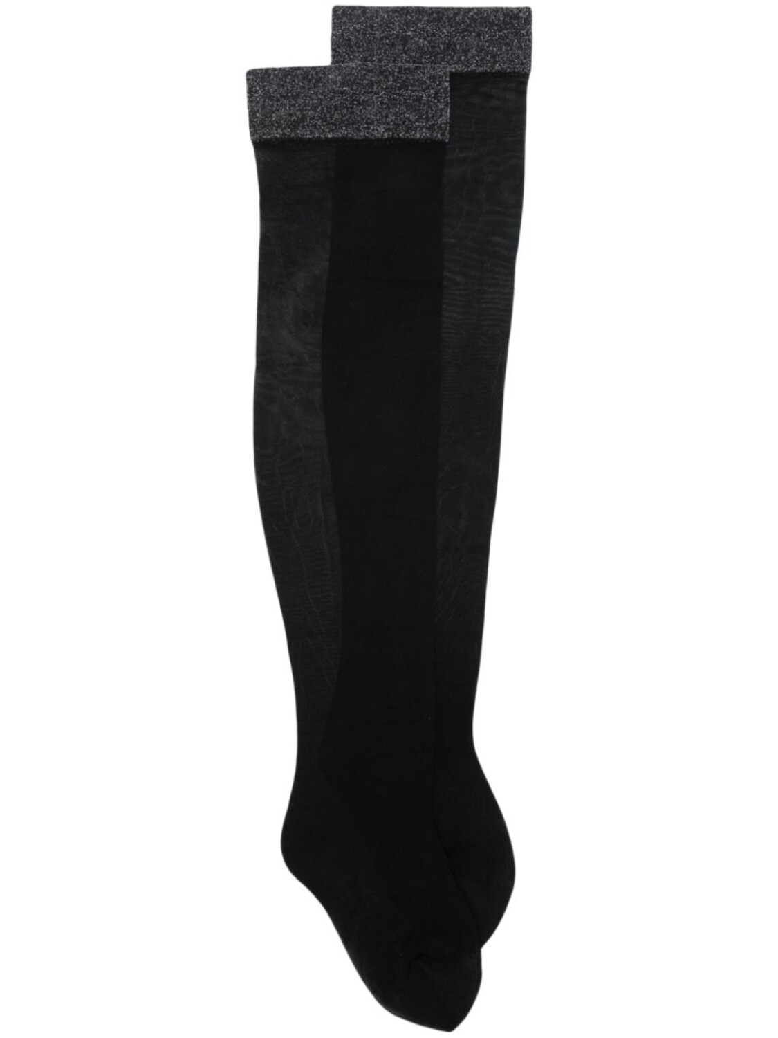 Maison Close полупрозрачные чулки с люрексом, черный
Maison Close полупрозрачные чулки с люрексом, черный