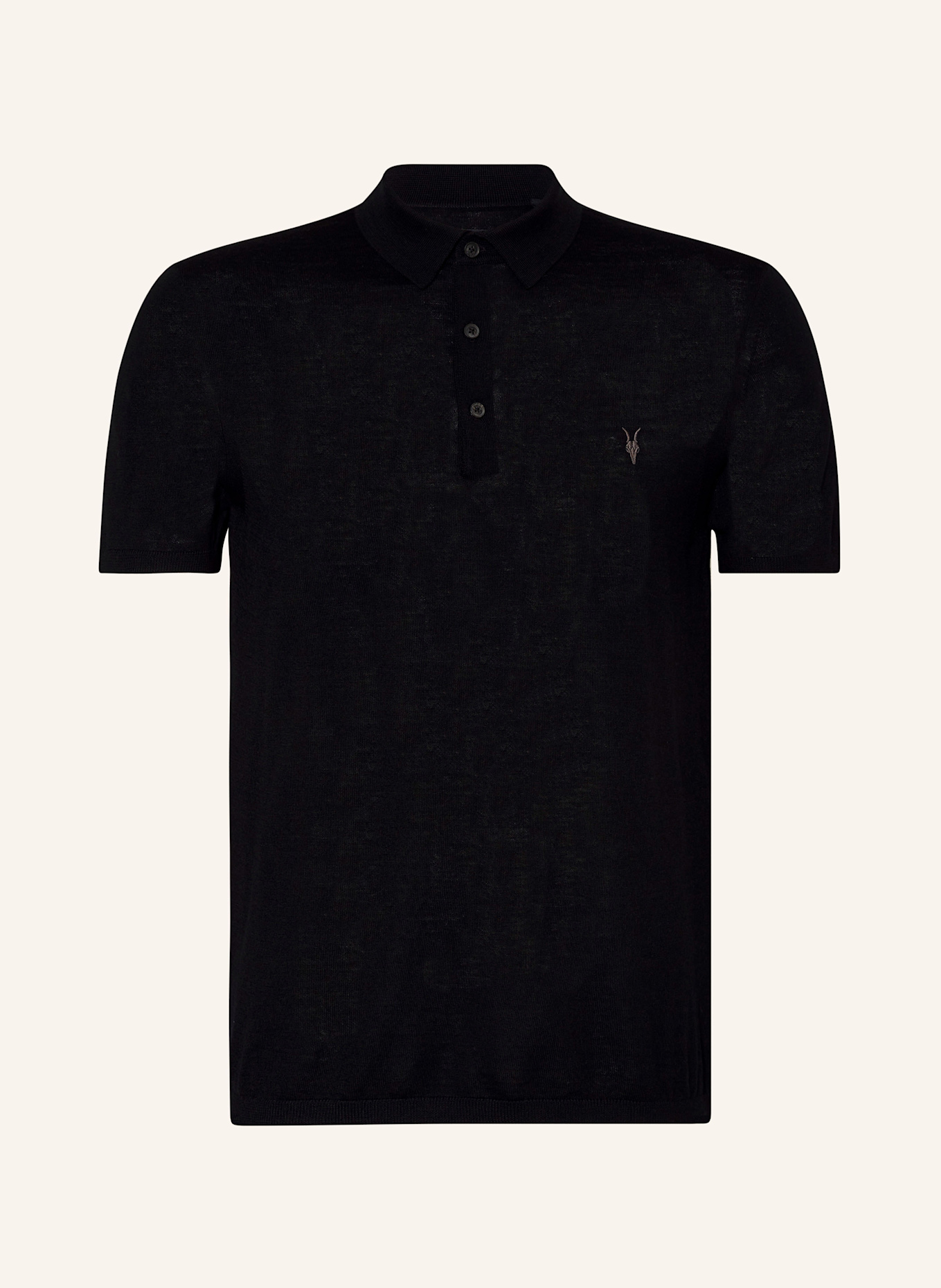 Трикотажная рубашка поло модная мериносовая из мериносовой шерсти Allsaints, черный
Трикотажная рубашка поло модная мериносовая из мериносовой шерсти Allsaints, черный