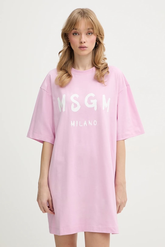Хлопковое платье MSGM, розовый
Хлопковое платье MSGM, розовый