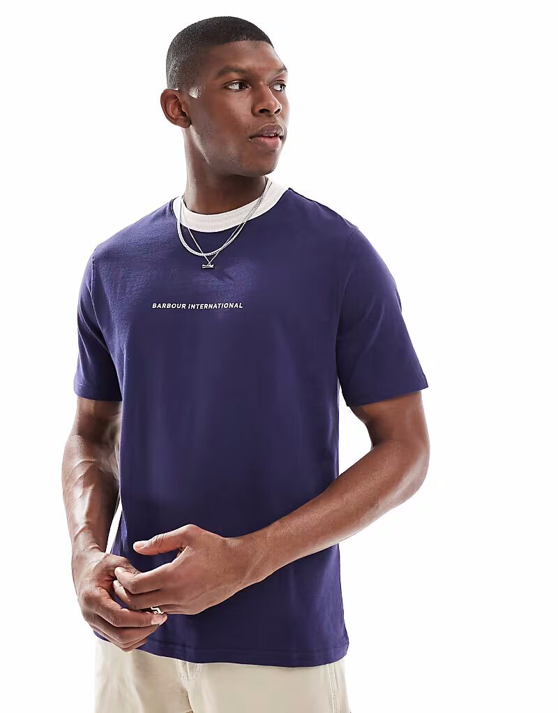 Футболка Barbour International Caleb с логотипом темно-синего цвета
Футболка Barbour International Caleb с логотипом темно-синего цвета