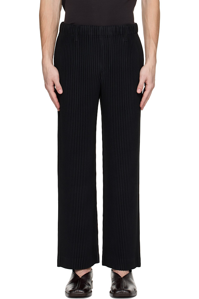 Брюки с плиссировкой Tailored pleats 2 Homme Plissé Issey Miyake, черный
Брюки с плиссировкой Tailored pleats 2 Homme Plissé Issey Miyake, черный