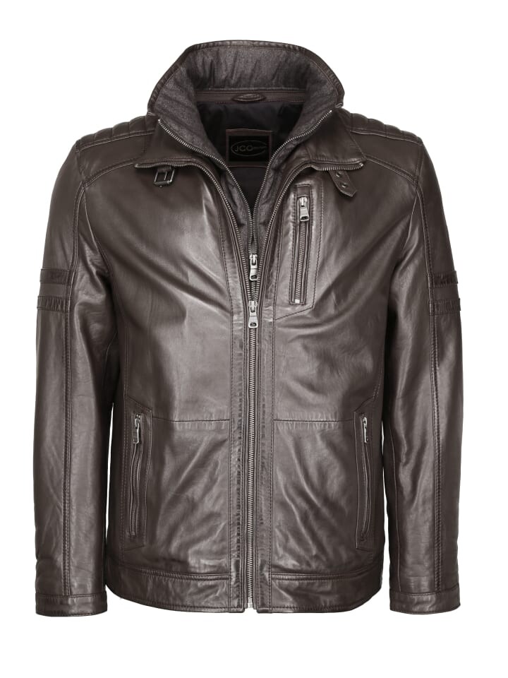 Кожаная куртка JCC 63535, темно-коричневый
Кожаная куртка JCC 63535, темно-коричневый