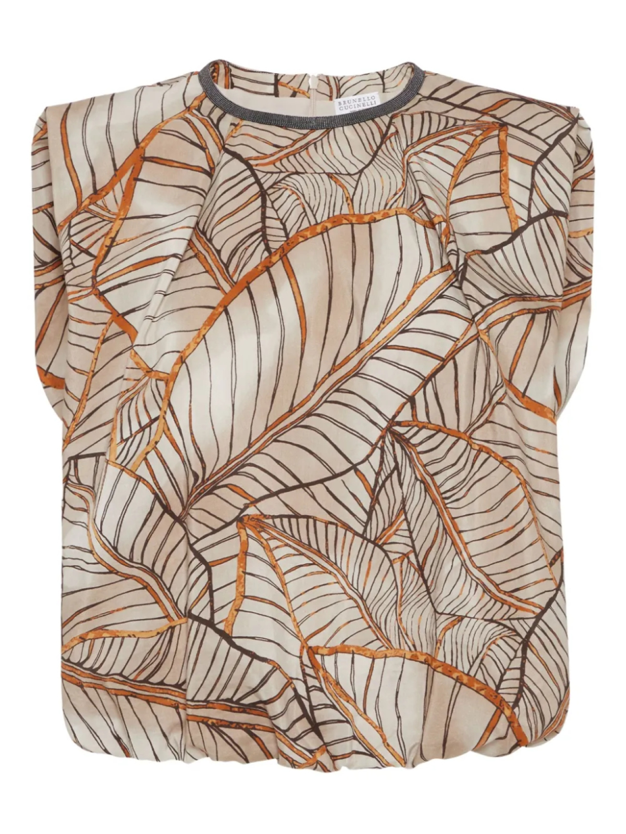 Brunello Cucinelli блузка с принтом Papyrus, нейтральный
Brunello Cucinelli блузка с принтом Papyrus, нейтральный