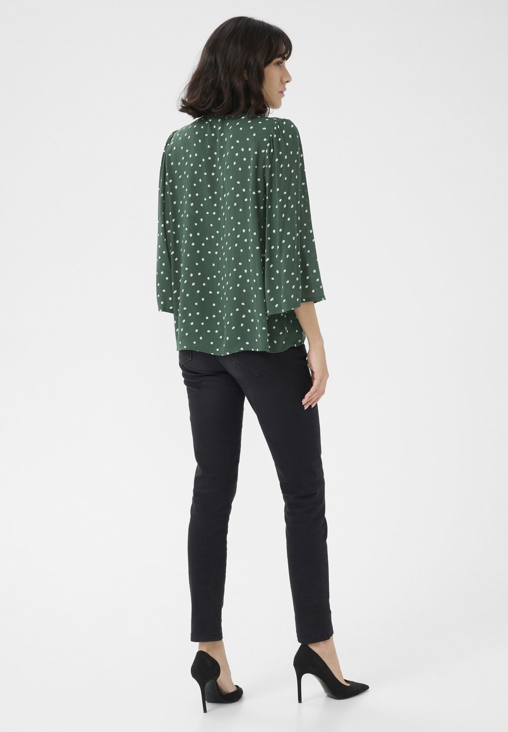 Блузка на пуговицах VINNI AMBER Kaffe, зеленый
Блузка на пуговицах VINNI AMBER Kaffe, зеленый