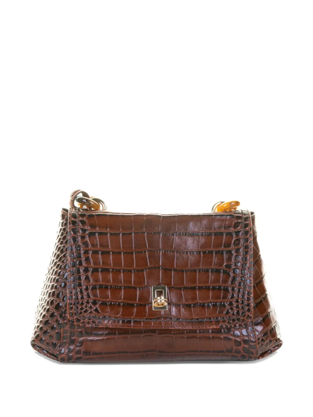 Сумка на плечо с эффектом кожи крокодила Visona`, коричневый
Сумка на плечо с эффектом кожи крокодила Visona`, коричневый