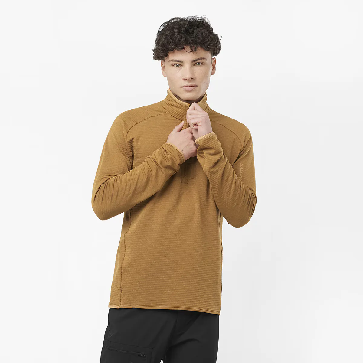 Мужская флисовая куртка Essential LTWarm HZ M Salomon, цвет Tostado
Мужская флисовая куртка Essential LTWarm HZ M Salomon, цвет Tostado