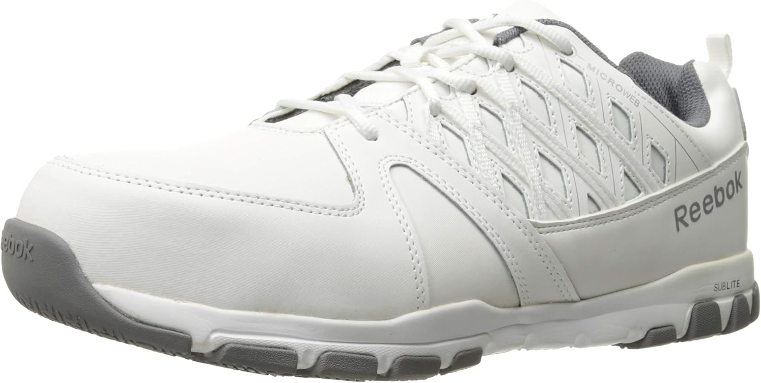 Мужские рабочие кроссовки Reebok Rb4042 Sublite Cushion с защитным носком и спортивным дизайном, белый
Мужские рабочие кроссовки Reebok Rb4042 Sublite Cushion с защитным носком и спортивным дизайном, белый