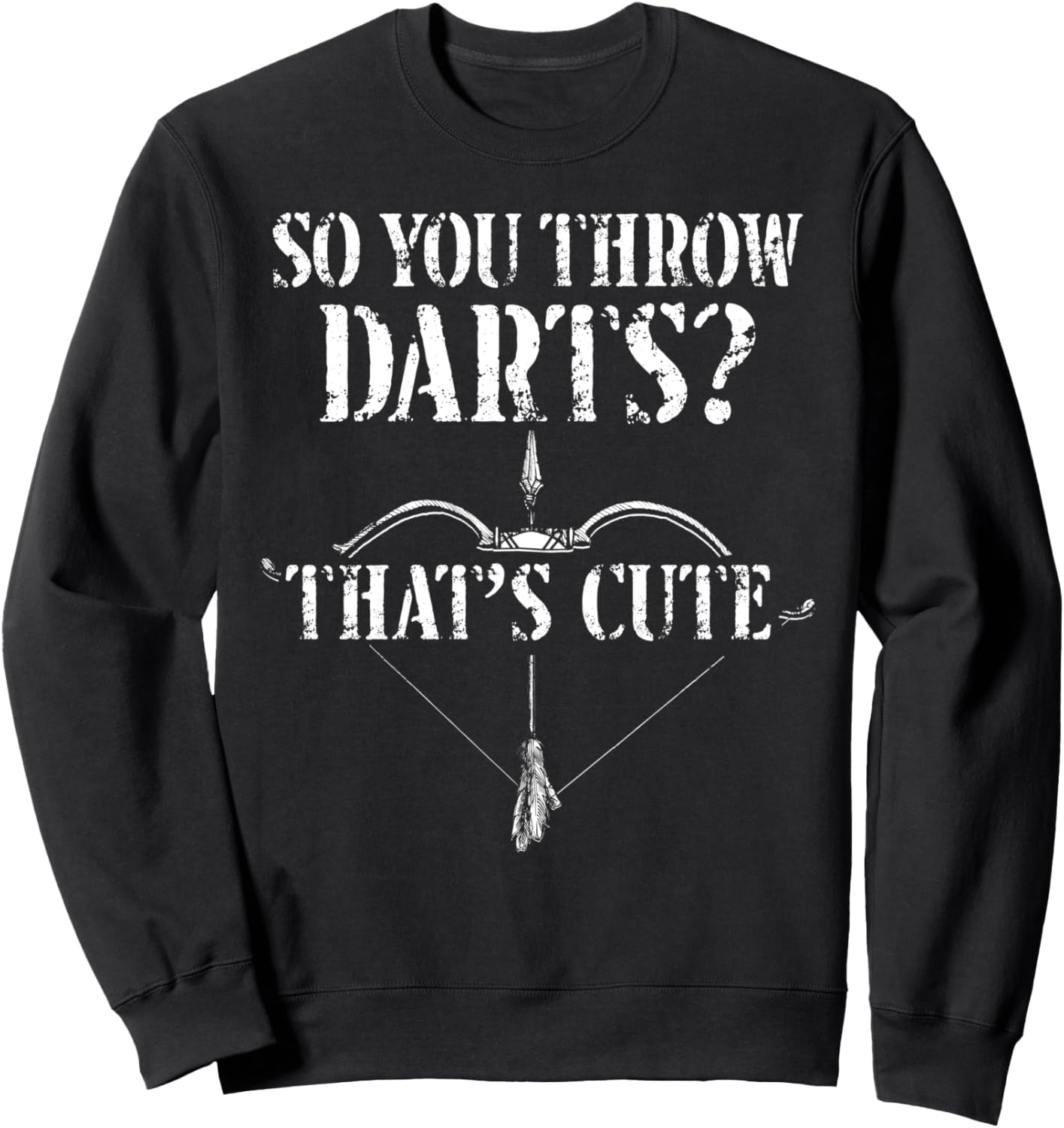 Винтажная толстовка So You Throw Darts для стрельбы из лука, лука и дротиков Traditional Archery Bowhunting Bowhunter Da0, черный
Винтажная толстовка So You Throw Darts для стрельбы из лука, лука и дротиков Traditional Archery Bowhunting Bowhunter Da0, черный