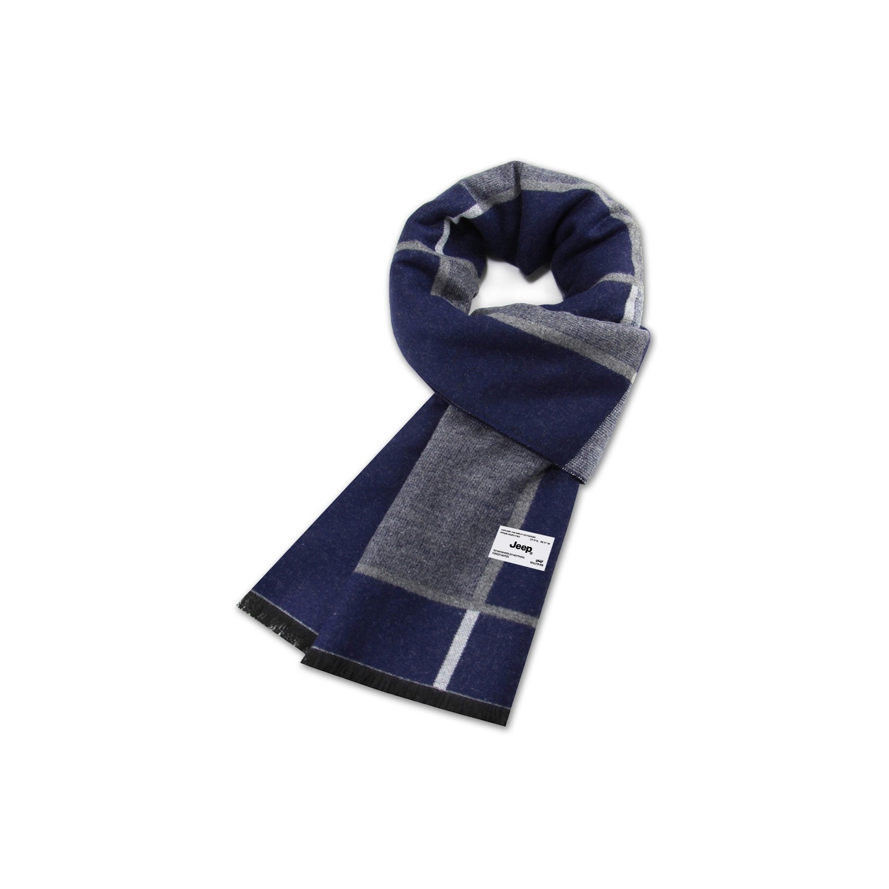 Шарф из искусственного кашемира Unisex Jeep, темно-синий
Шарф из искусственного кашемира Unisex Jeep, темно-синий