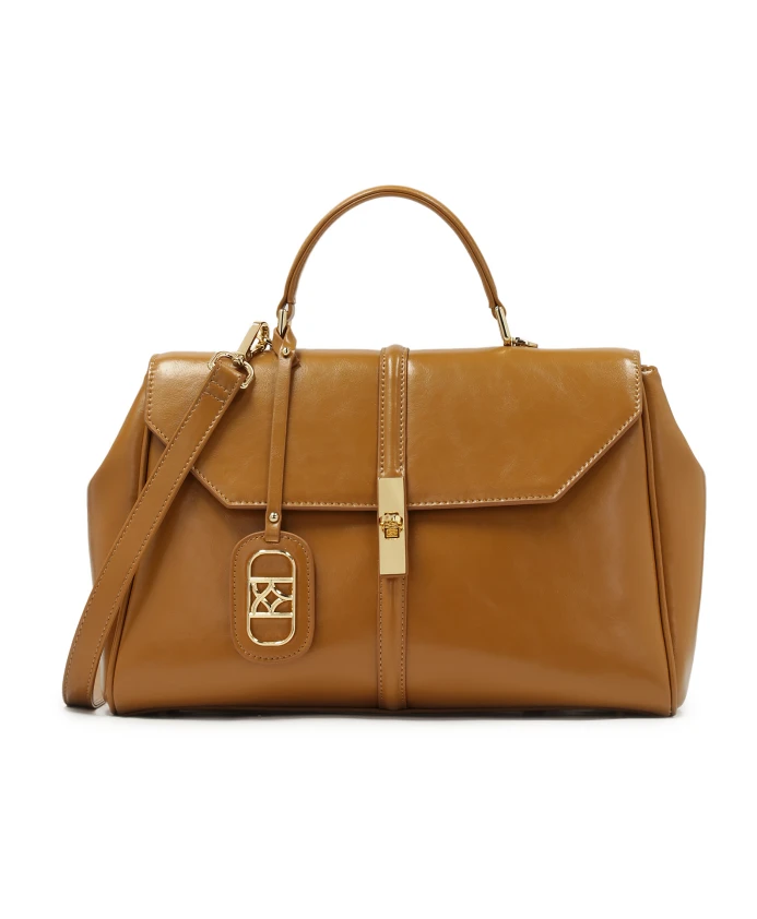 Коричневая кожаная сумка с элегантной застежкой Kazar, коричневый
Коричневая кожаная сумка с элегантной застежкой Kazar, коричневый