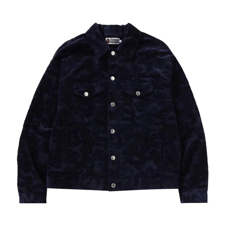 Куртка BAPE Solid Camo Corduroy Trucker Jacket, Navy
Куртка BAPE Solid Camo Corduroy Trucker Jacket, Navy