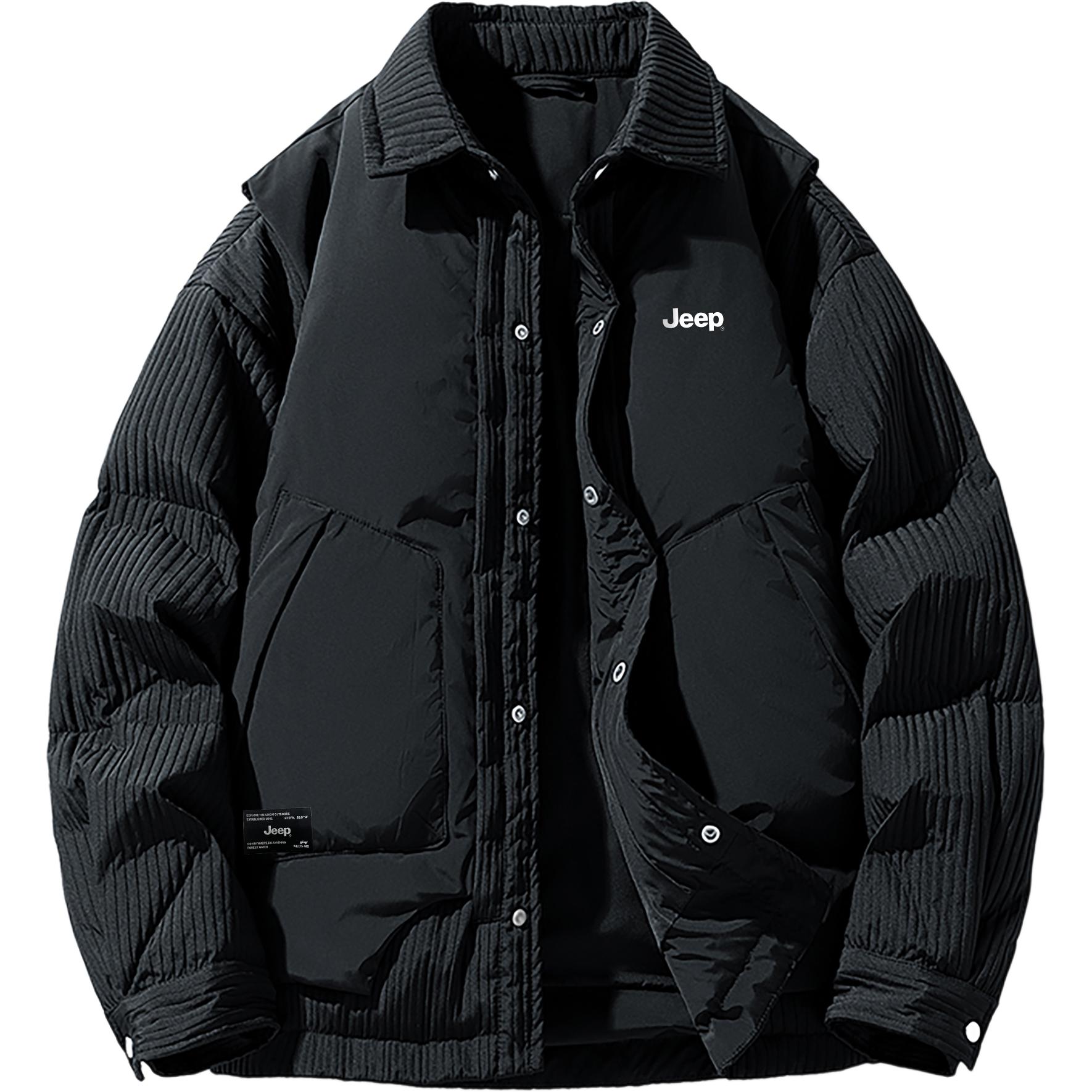 Jeep Унисекс пуховик, Pure Black
Jeep Унисекс пуховик, Pure Black