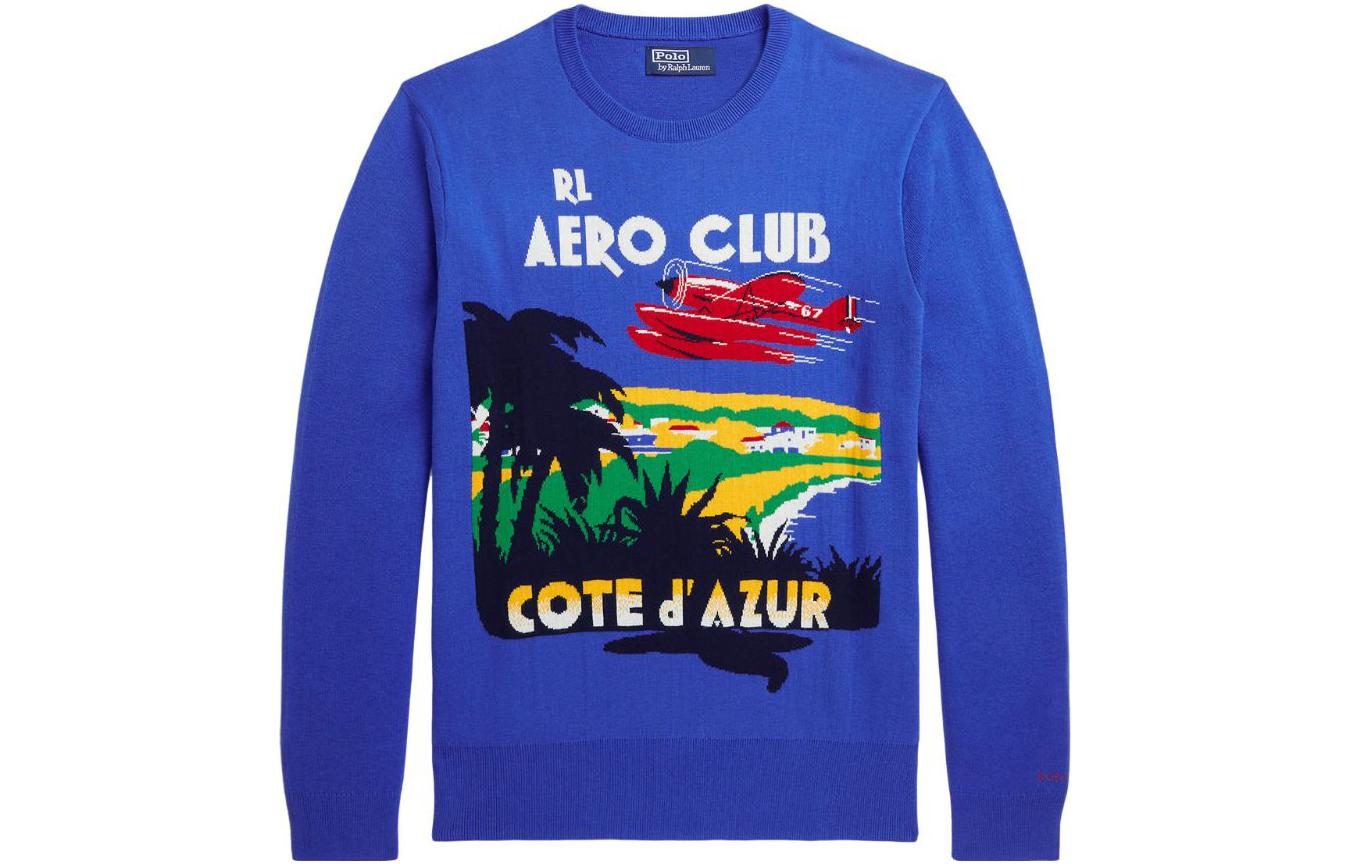 Интарсия вязаный хлопковый джемпер Polo Ralph Lauren, кобальтовый синий
Интарсия вязаный хлопковый джемпер Polo Ralph Lauren, кобальтовый синий