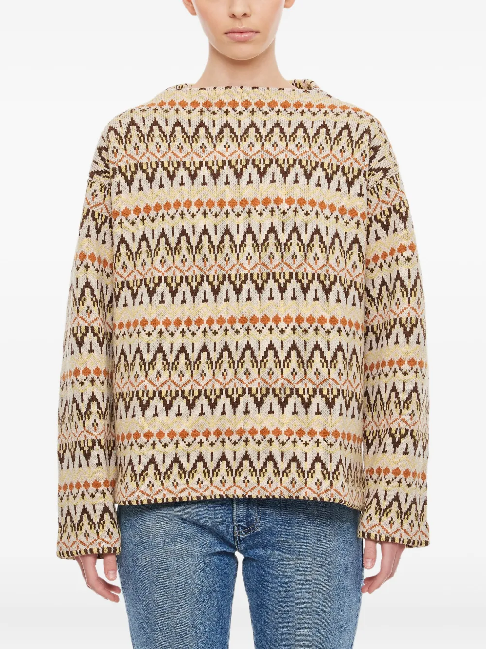 Узорчатый свитер с круглым вырезом Levi's, нейтральный
Узорчатый свитер с круглым вырезом Levi's, нейтральный