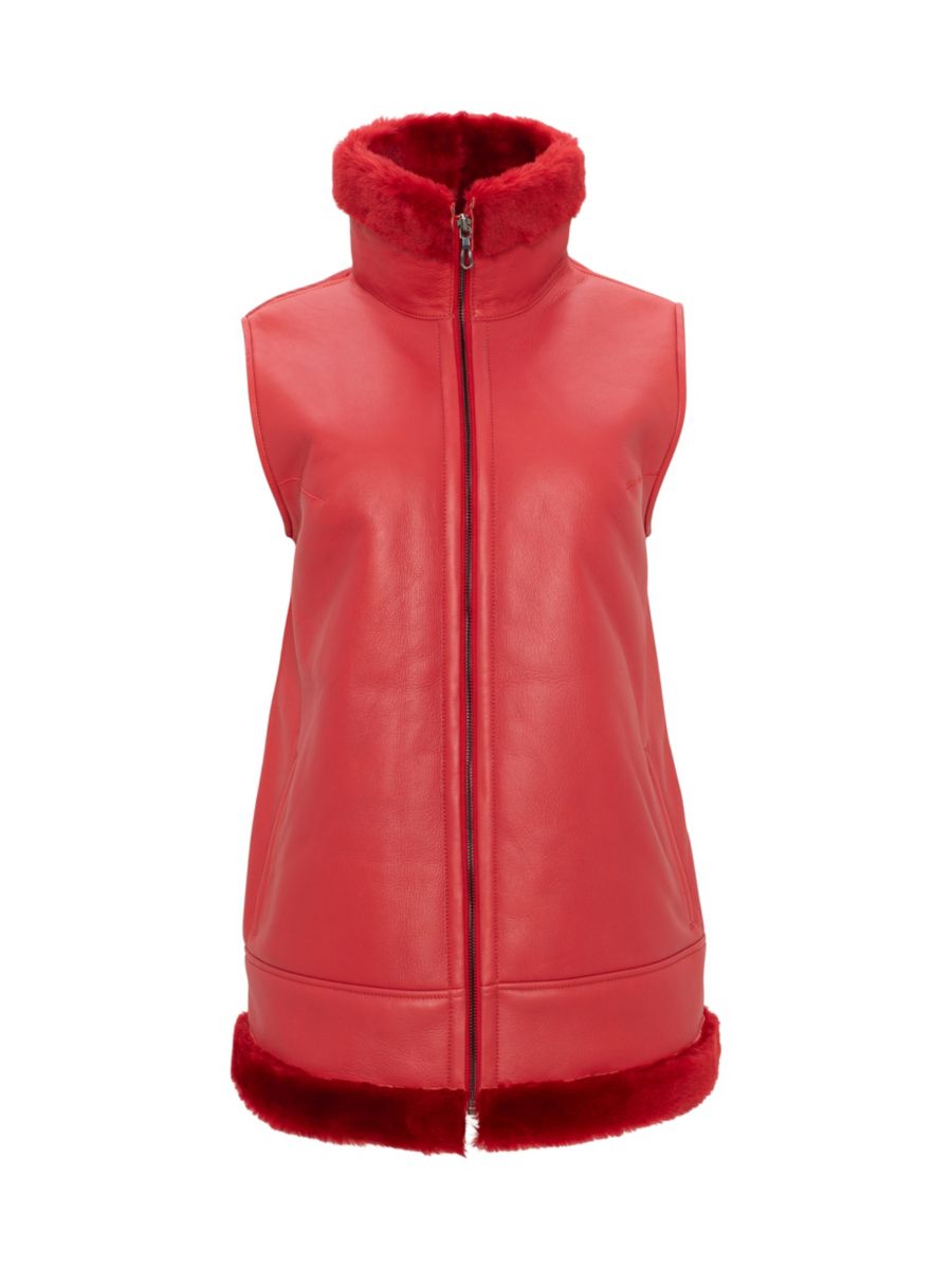 Жилет Sherling с застежкой-молнией спереди WOLFIE FURS, цвет Lipstick
Жилет Sherling с застежкой-молнией спереди WOLFIE FURS, цвет Lipstick