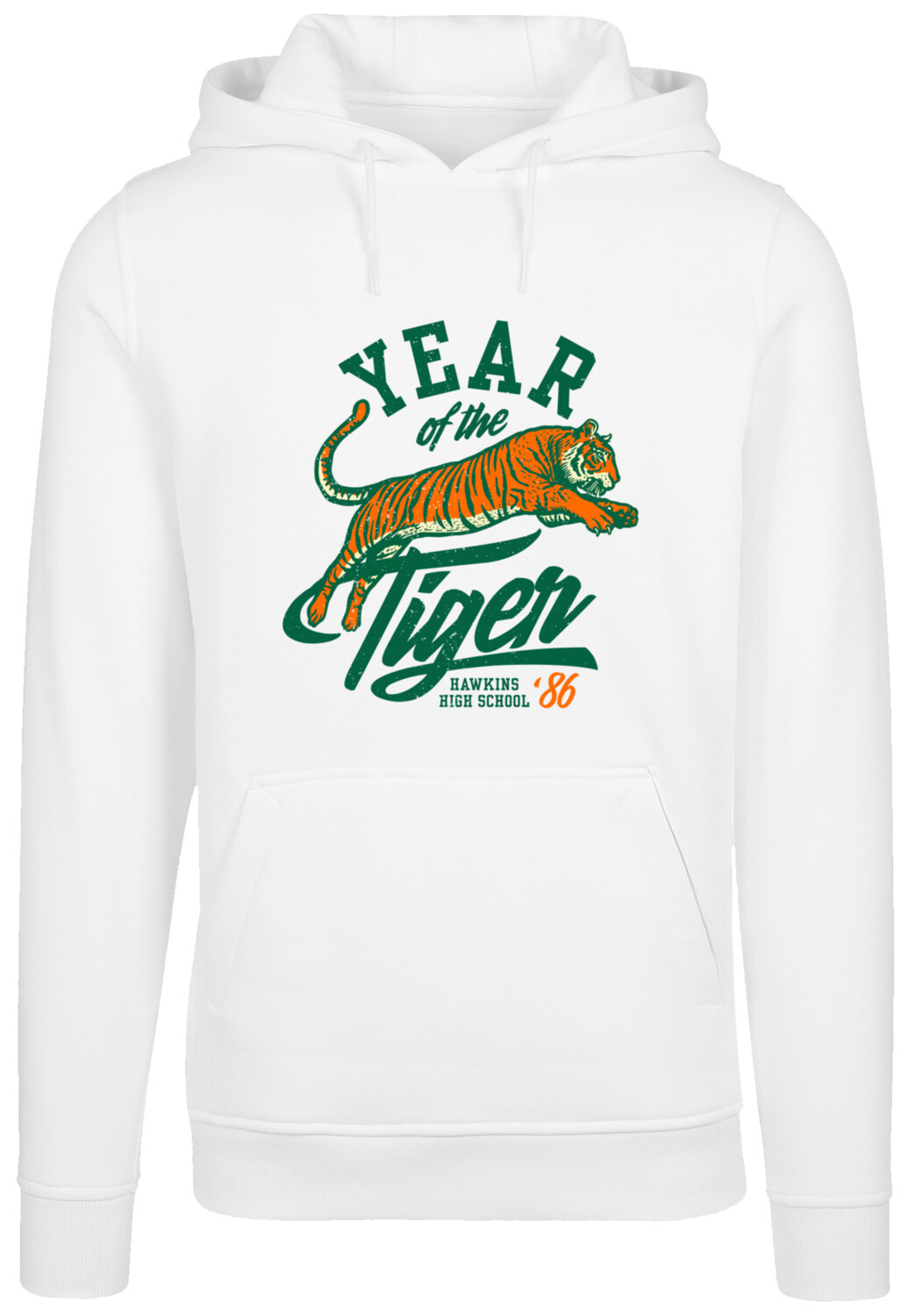 Пуловер F4NT4STIC Hoodie Stranger Things Hawkins Year of The Tiger 86 Netflix TV Series, белый
Пуловер F4NT4STIC Hoodie Stranger Things Hawkins Year of The Tiger 86 Netflix TV Series, белый