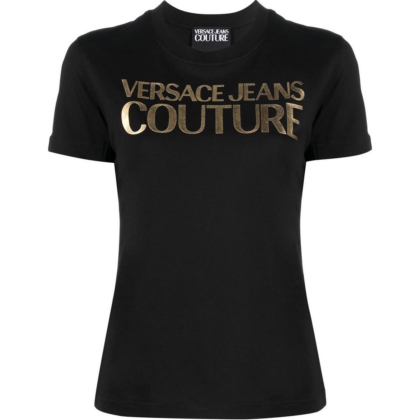 Футболка с коротким рукавом и принтом логотипа VERSACE JEANS COUTURE, черный
Футболка с коротким рукавом и принтом логотипа VERSACE JEANS COUTURE, черный