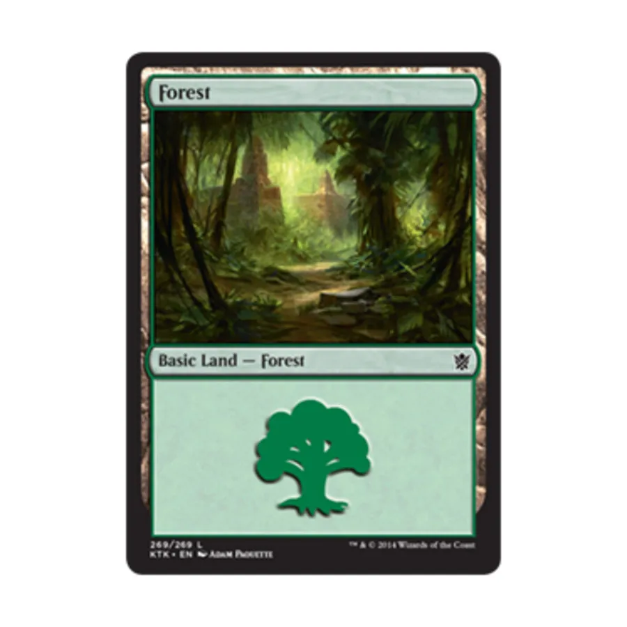 CCG Лес #269 (С), MTG - Khans of Tarkir 
CCG Лес #269 (С), MTG - Khans of Tarkir
