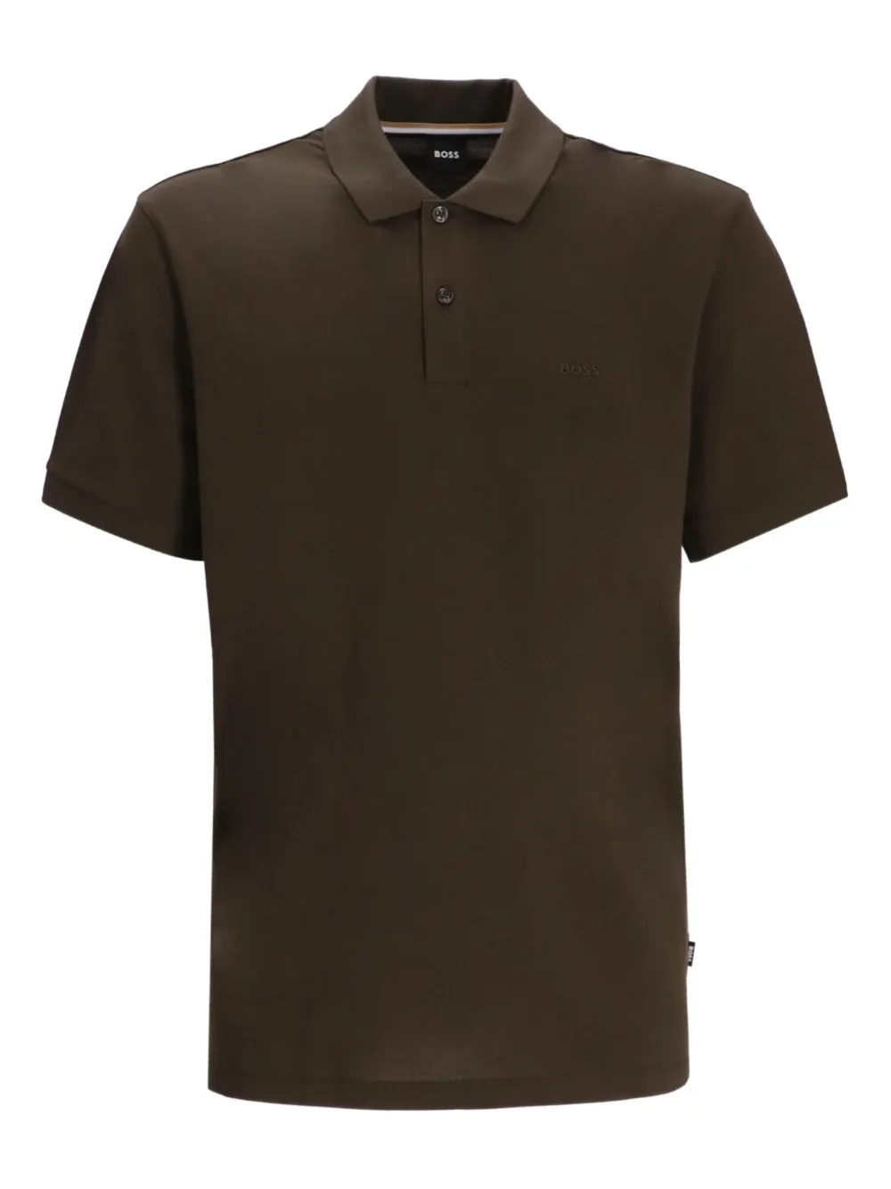 Рубашка поло с вышитым логотипом Boss, черный
Рубашка поло с вышитым логотипом Boss, черный