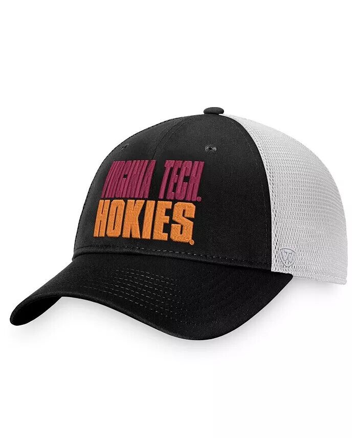 Мужская черно-белая кепка Virginia Tech Hokies Stockpile Trucker Snapback Top Of The World, черный
Мужская черно-белая кепка Virginia Tech Hokies Stockpile Trucker Snapback Top Of The World, черный