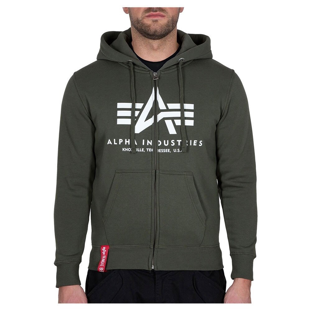 Толстовка Alpha Industries Basic Full Zip, зеленый
Толстовка Alpha Industries Basic Full Zip, зеленый