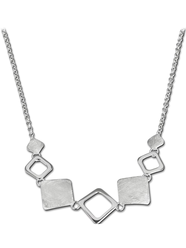 SilberDream Женское колье SilverDream из серебра 925 пробы с клетчатым узором, приблизительно 45 см
SilberDream Женское колье SilverDream из серебра 925 пробы с клетчатым узором, приблизительно 45 см