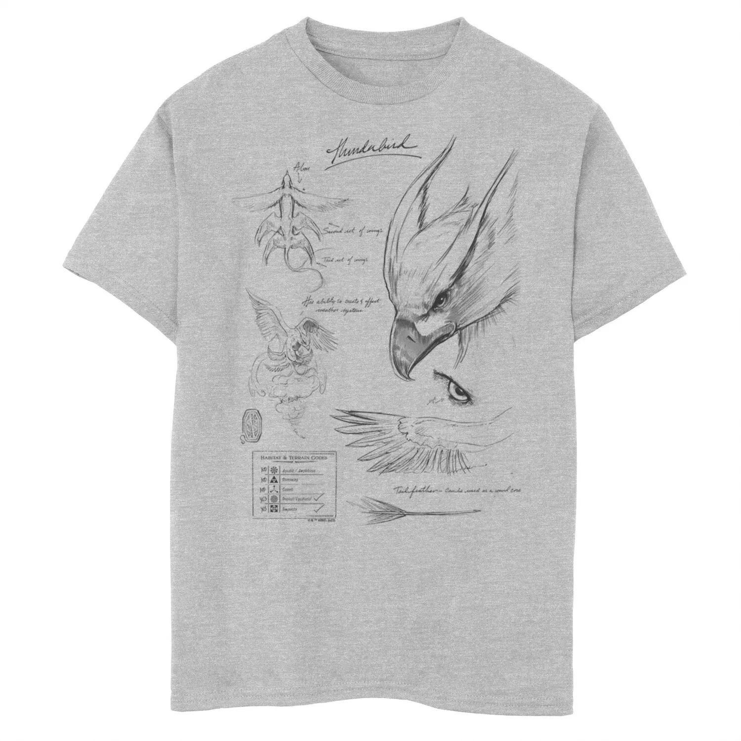 Мальчики 8–20 лет «Гарри Поттер: Фантастические твари: Преступления Гриндевальда»; «Громовая птица». Блокнот для изучения. Футболка с эскизами и рисунком. Harry Potter
Мальчики 8–20 лет «Гарри Поттер: Фантастические твари: Преступления Гриндевальда»; «Громовая птица». Блокнот для изучения. Футболка с эскизами и рисунком. Harry Potter