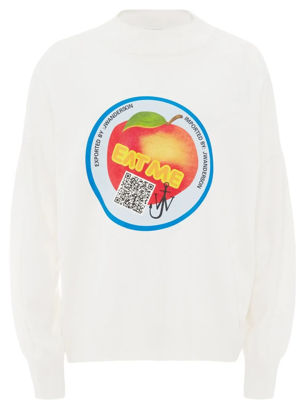 Джемпер с принтом Eat Me JW ANDERSON, белый
Джемпер с принтом Eat Me JW ANDERSON, белый