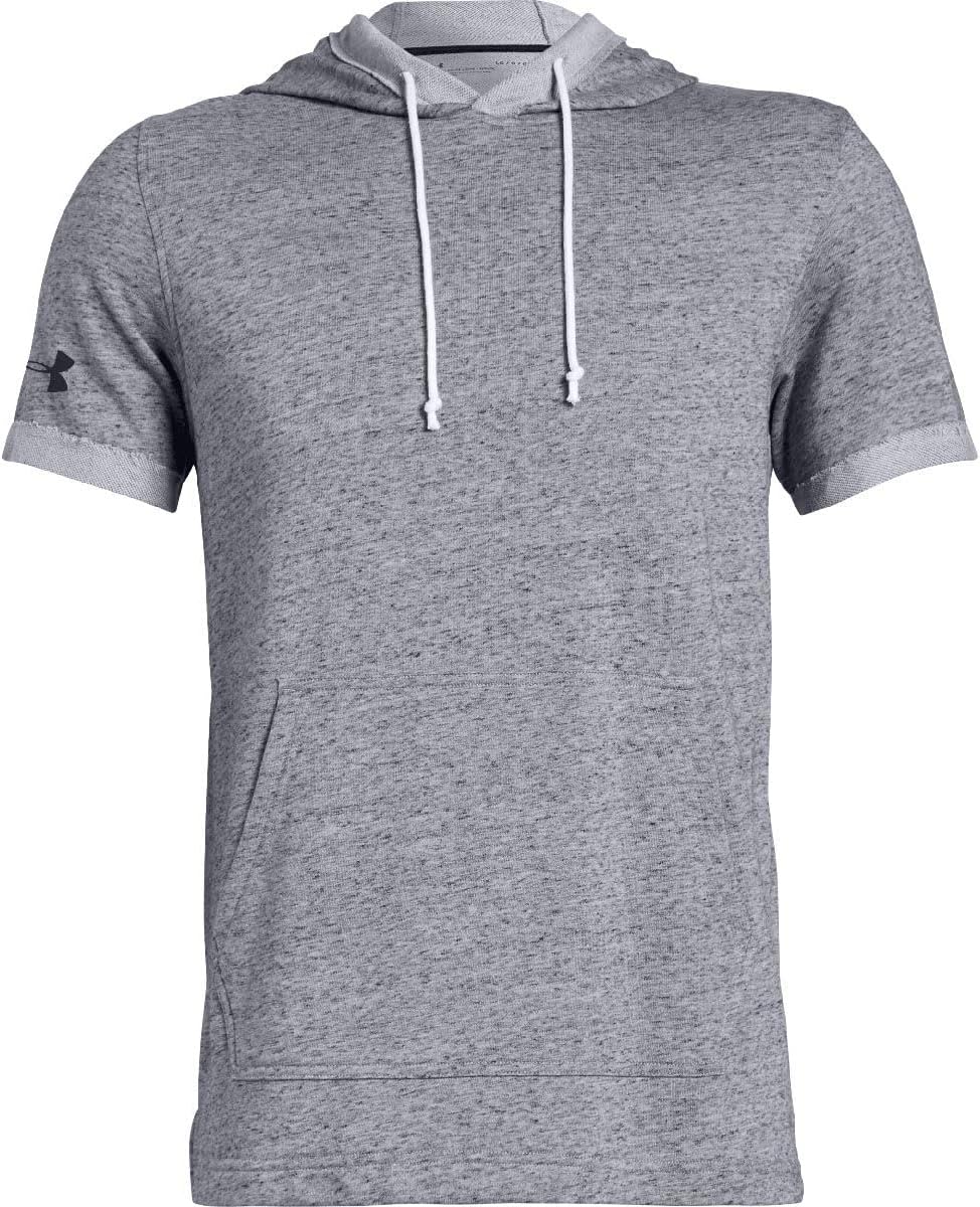 Толстовка с капюшоном Under Armour Sportstyle, мужская, с короткими рукавами, Steel Full Heather/Steel/Black
Толстовка с капюшоном Under Armour Sportstyle, мужская, с короткими рукавами, Steel Full Heather/Steel/Black