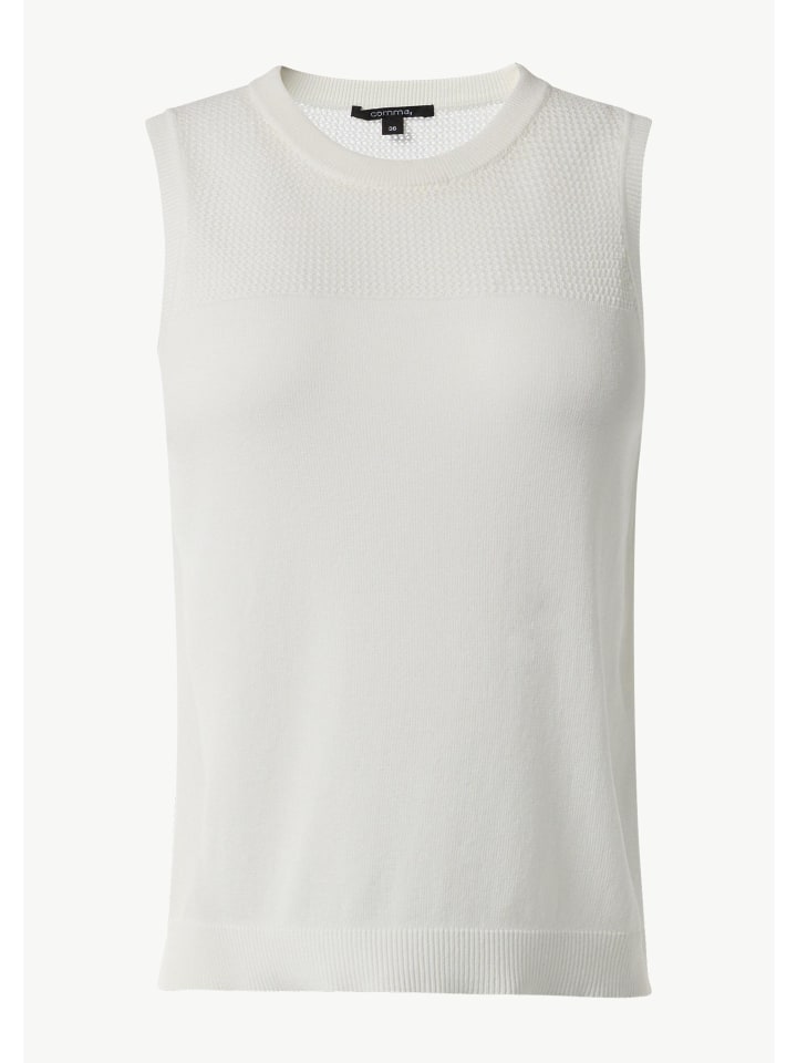 Comma Вязаный жилет цвета 0120_белый
Comma Вязаный жилет цвета 0120_белый