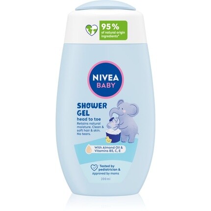 Гель для душа Nivea Baby с головы до пят, 200 мл
Гель для душа Nivea Baby с головы до пят, 200 мл