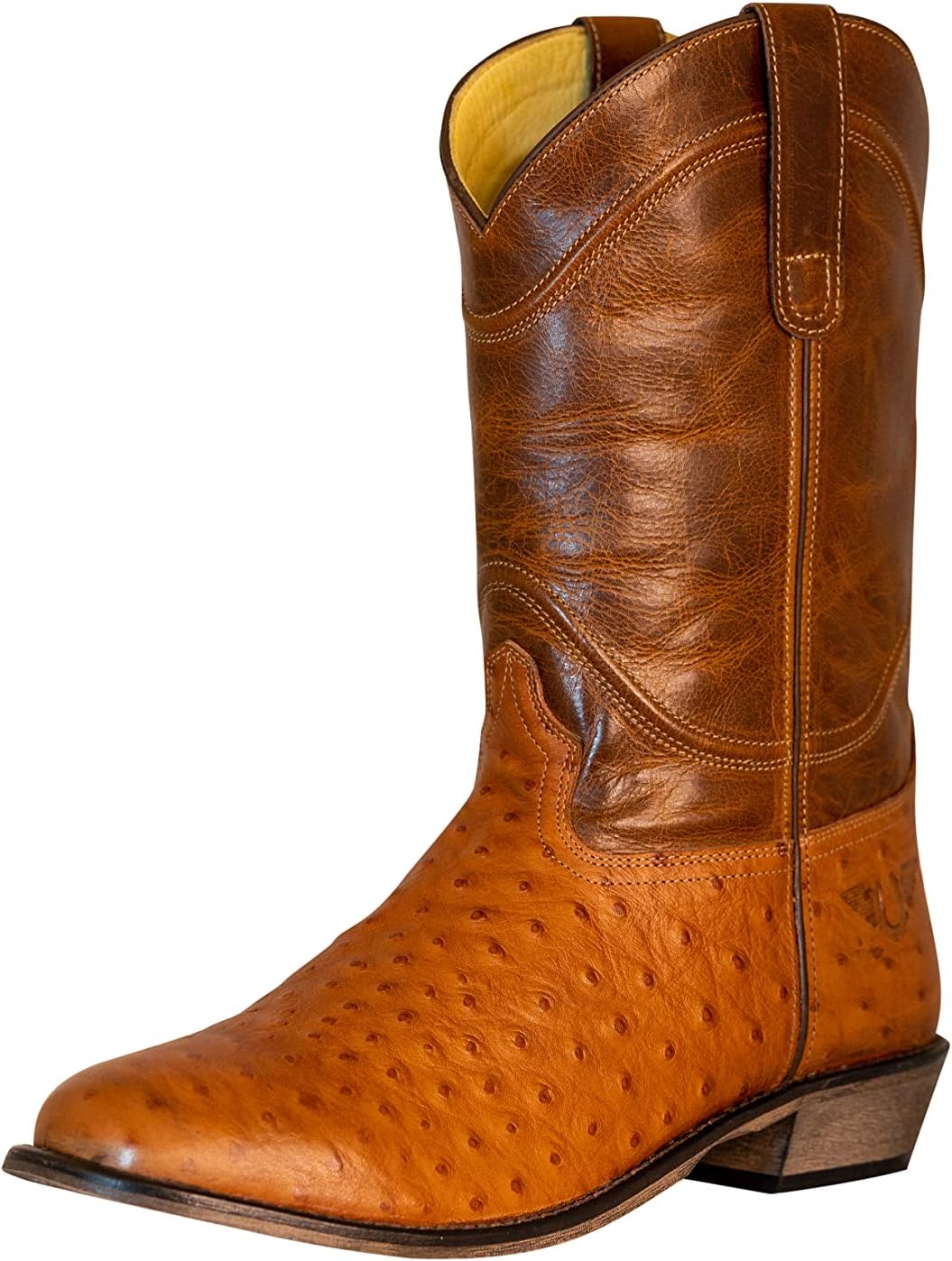 Мужские вестерн-бутсы TuffRider Norris из кожи с узором страуса с широким округлым носком, Tan
Мужские вестерн-бутсы TuffRider Norris из кожи с узором страуса с широким округлым носком, Tan