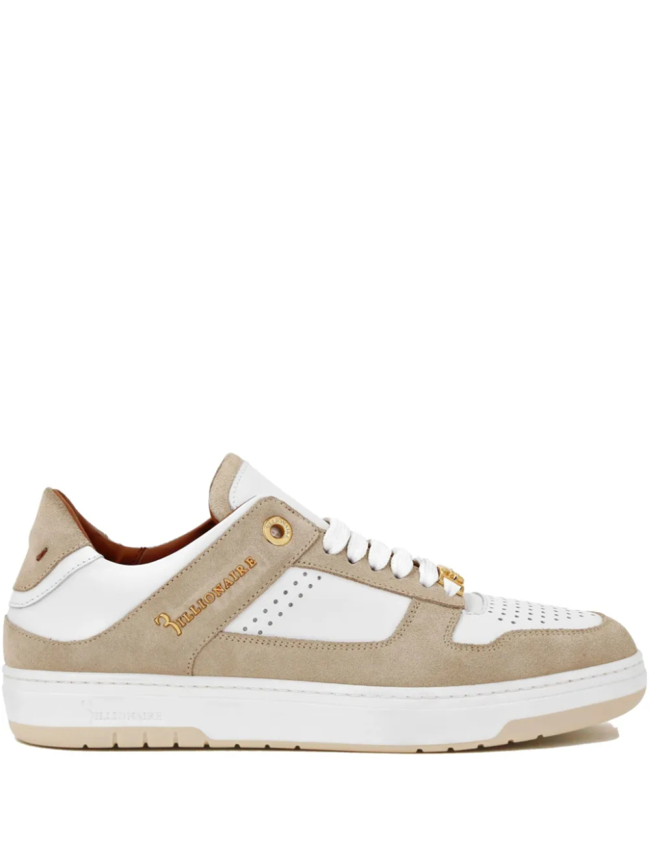 Замшевые низкие кеды Billionaire, белый 
Замшевые низкие кеды Billionaire, белый