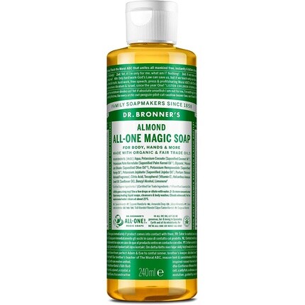 Волшебное мыло Dr Bronner Almond All-One 240 мл, Dr. Bronner'S
Волшебное мыло Dr Bronner Almond All-One 240 мл, Dr. Bronner'S