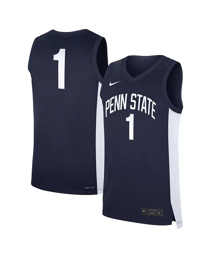 Мужская дорожная реплика футболки Penn State Nittany Lions №1 в синем цвете Nike
Мужская дорожная реплика футболки Penn State Nittany Lions №1 в синем цвете Nike