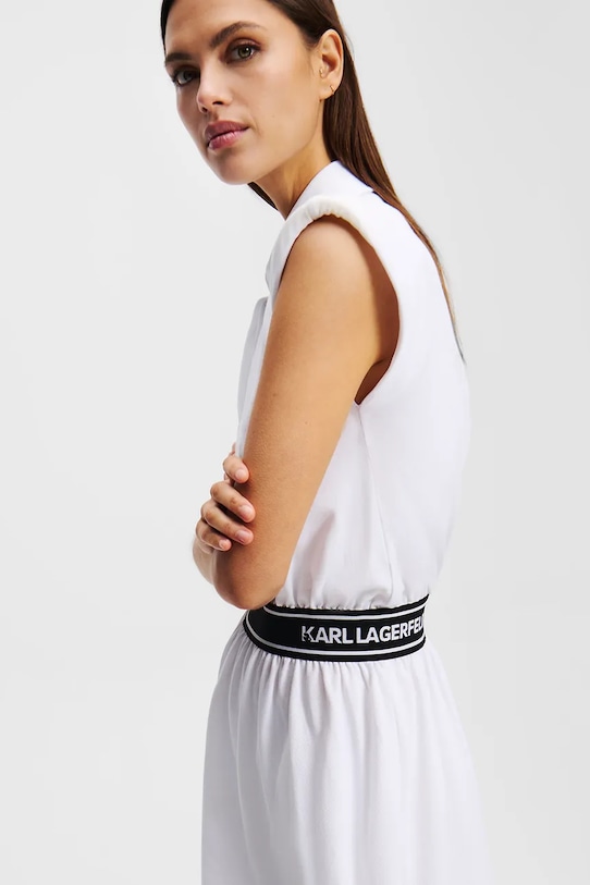 Хлопковое платье Karl Lagerfeld, белый
Хлопковое платье Karl Lagerfeld, белый