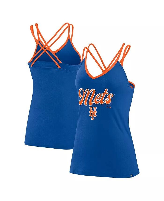 Женская майка с v-образным вырезом и бретелями Royal New York Mets Go for It Fanatics, синий
Женская майка с v-образным вырезом и бретелями Royal New York Mets Go for It Fanatics, синий