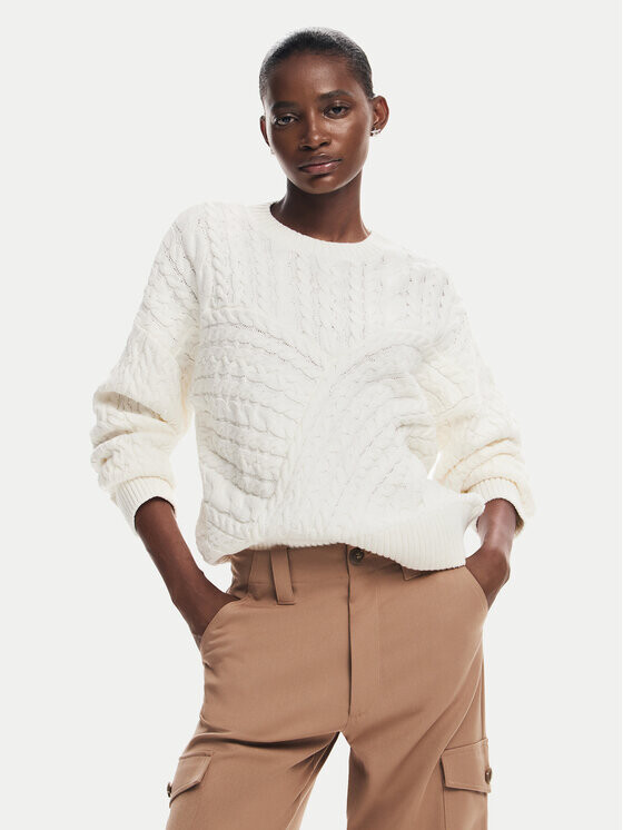 Свитер обычного кроя Desigual, экрю
Свитер обычного кроя Desigual, экрю