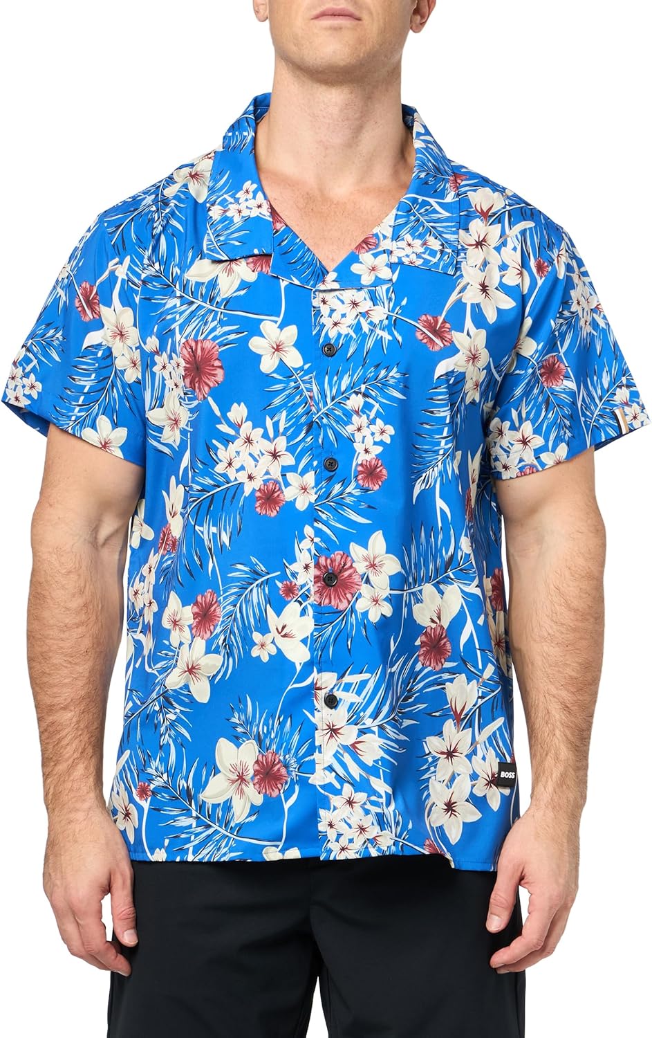 BOSS Мужская пляжная рубашка, Nautical Blue
BOSS Мужская пляжная рубашка, Nautical Blue