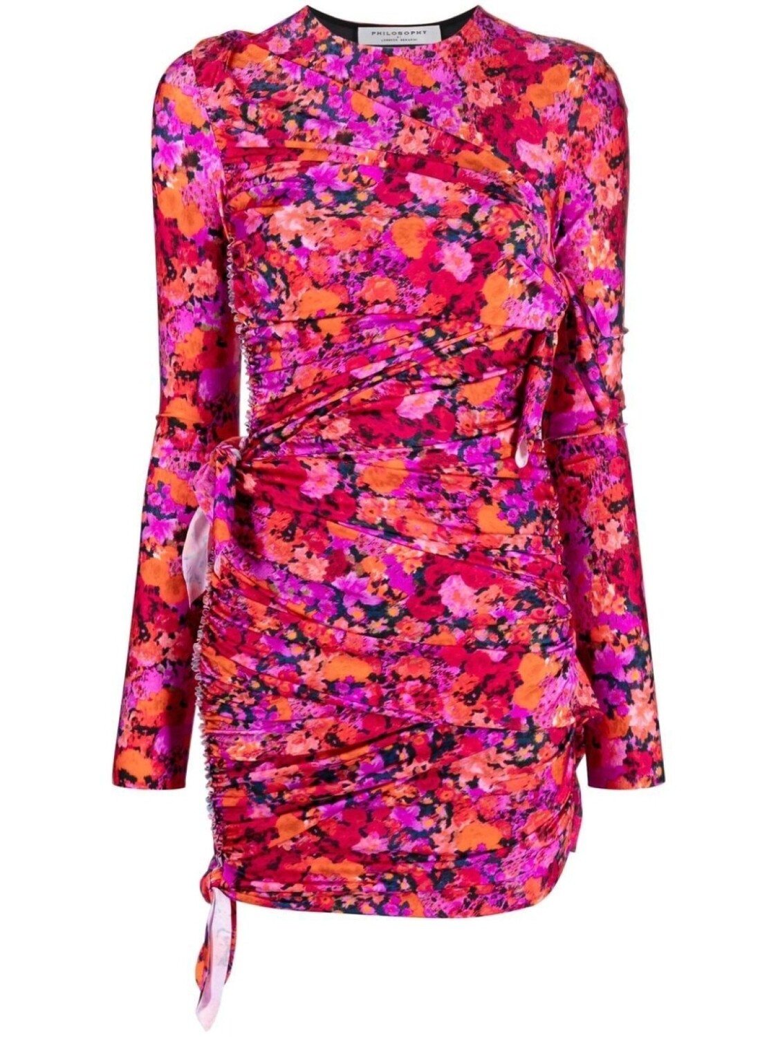 Philosophy Di Lorenzo Serafini платье мини с цветочным принтом и сборками, оранжевый
Philosophy Di Lorenzo Serafini платье мини с цветочным принтом и сборками, оранжевый